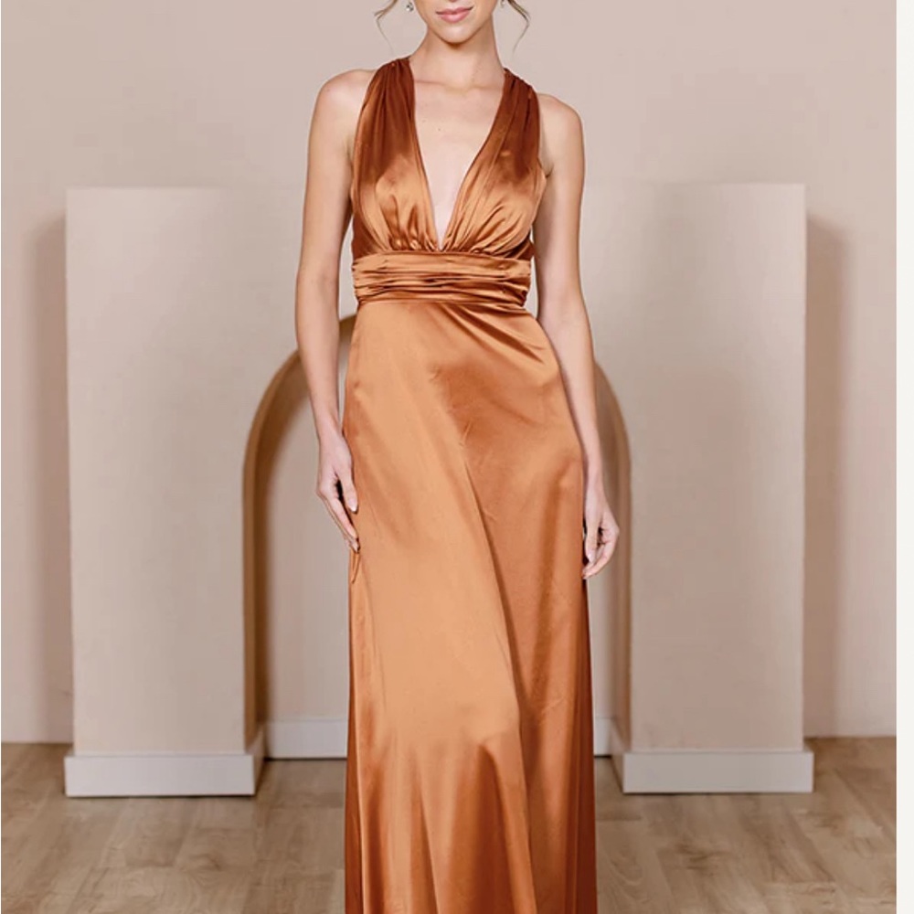 Revelry Dylan Satin dress
